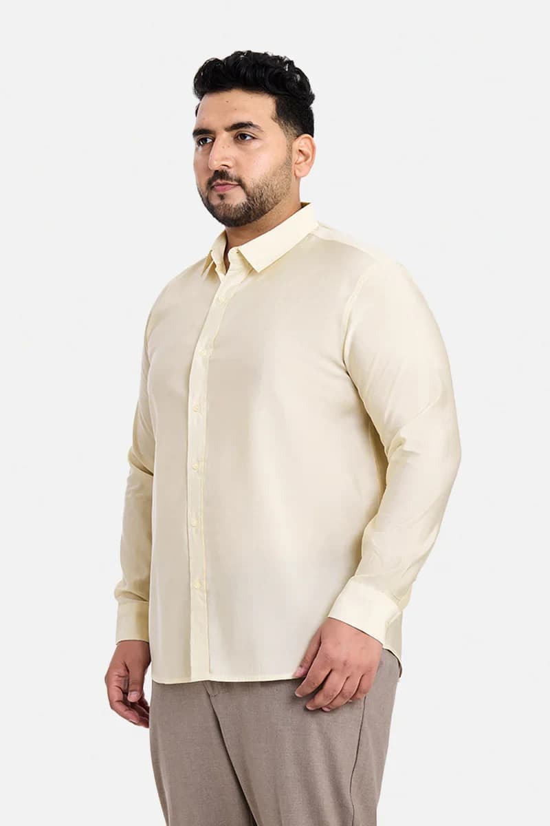 Snitch Regular Fit Plus Size Shirt - Cream / 6XL image 7