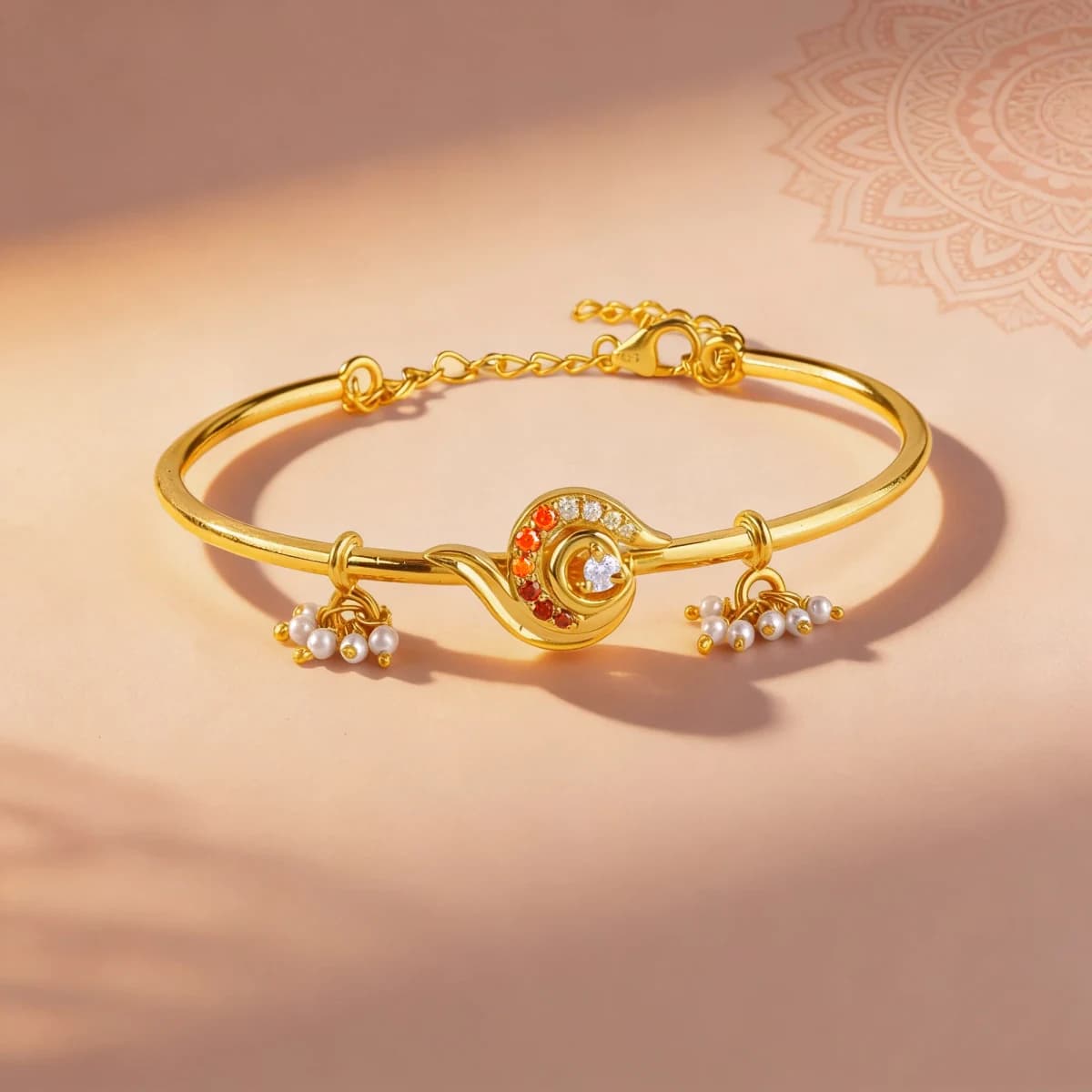 Giva Golden Ambika Bangle Bracelet image 2