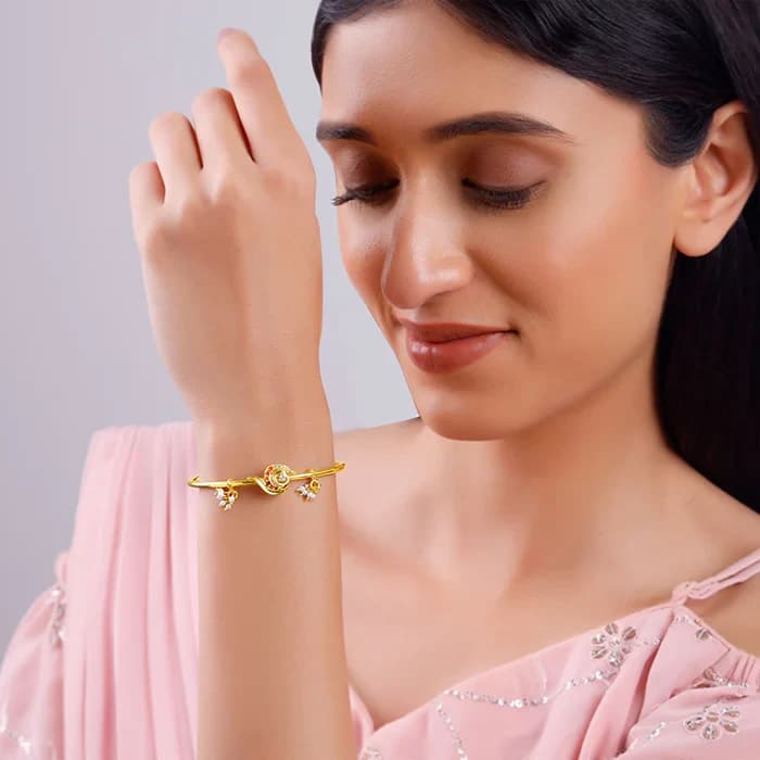 Giva Golden Ambika Bangle Bracelet image 3